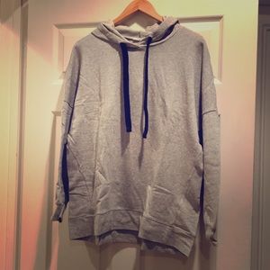 Zara oversized French terry hoodie